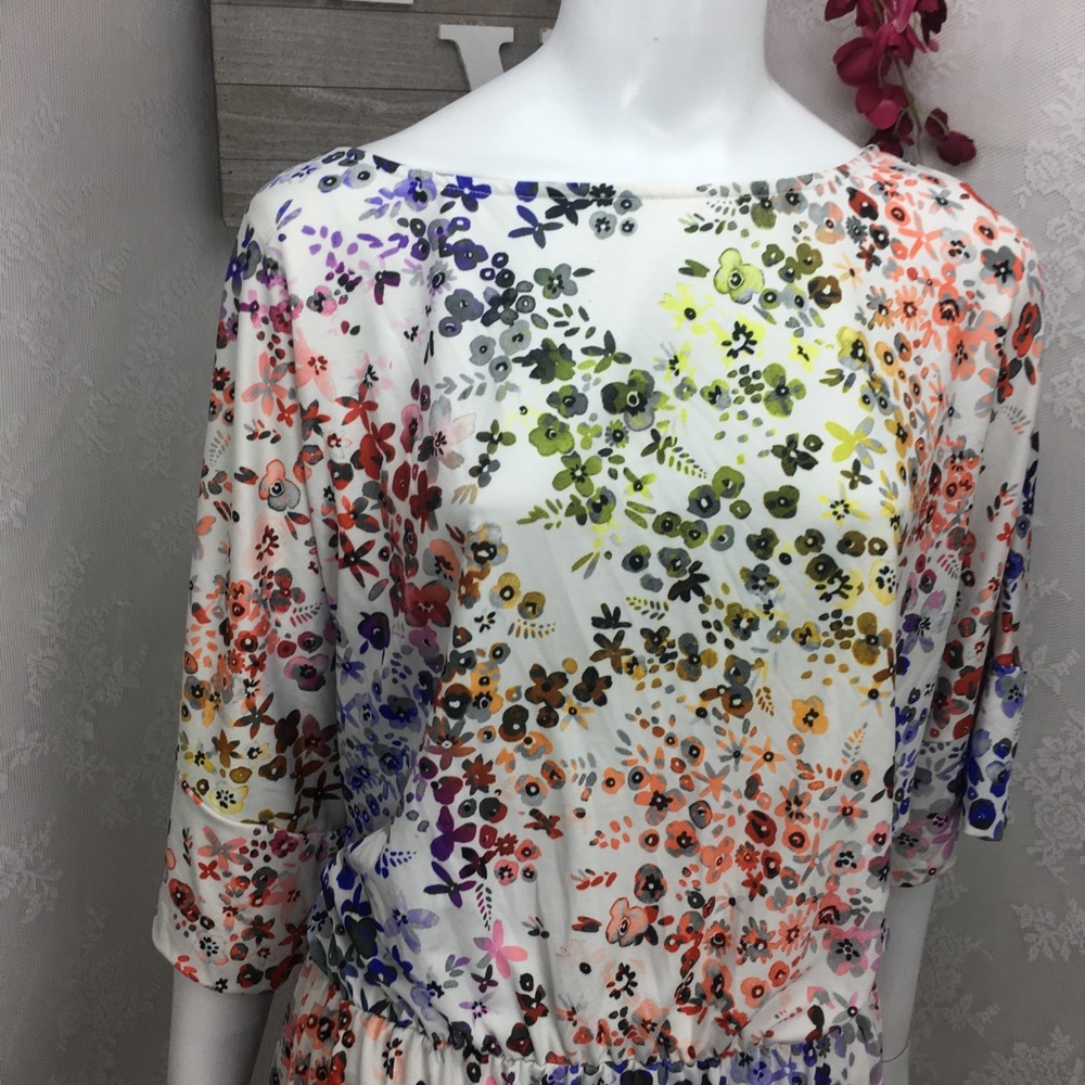 Triste Plus Size 2X A Line Floral Dress NWOT - Picture 3 of 8